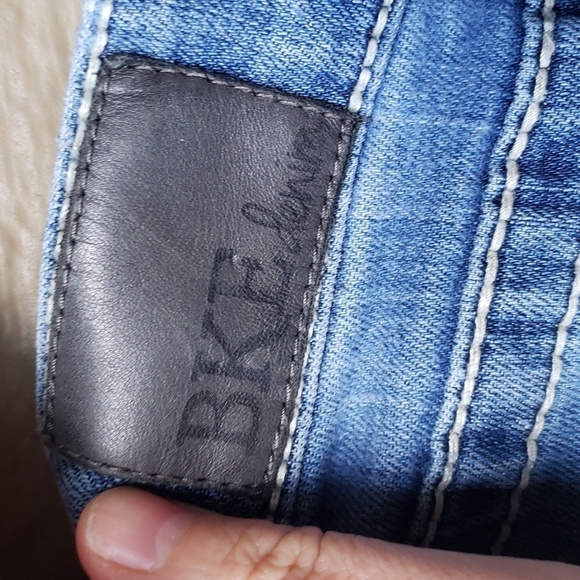 Buckle BKE/Stella Jean 29R Cotton Bl-Blue-L Rise-Bootcut - Picture 9 of 10